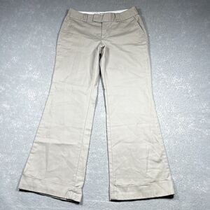 Banana Republic Jackson Fit Pants Womens Size 8S Khaki Beige Inseam 29” Pockets
